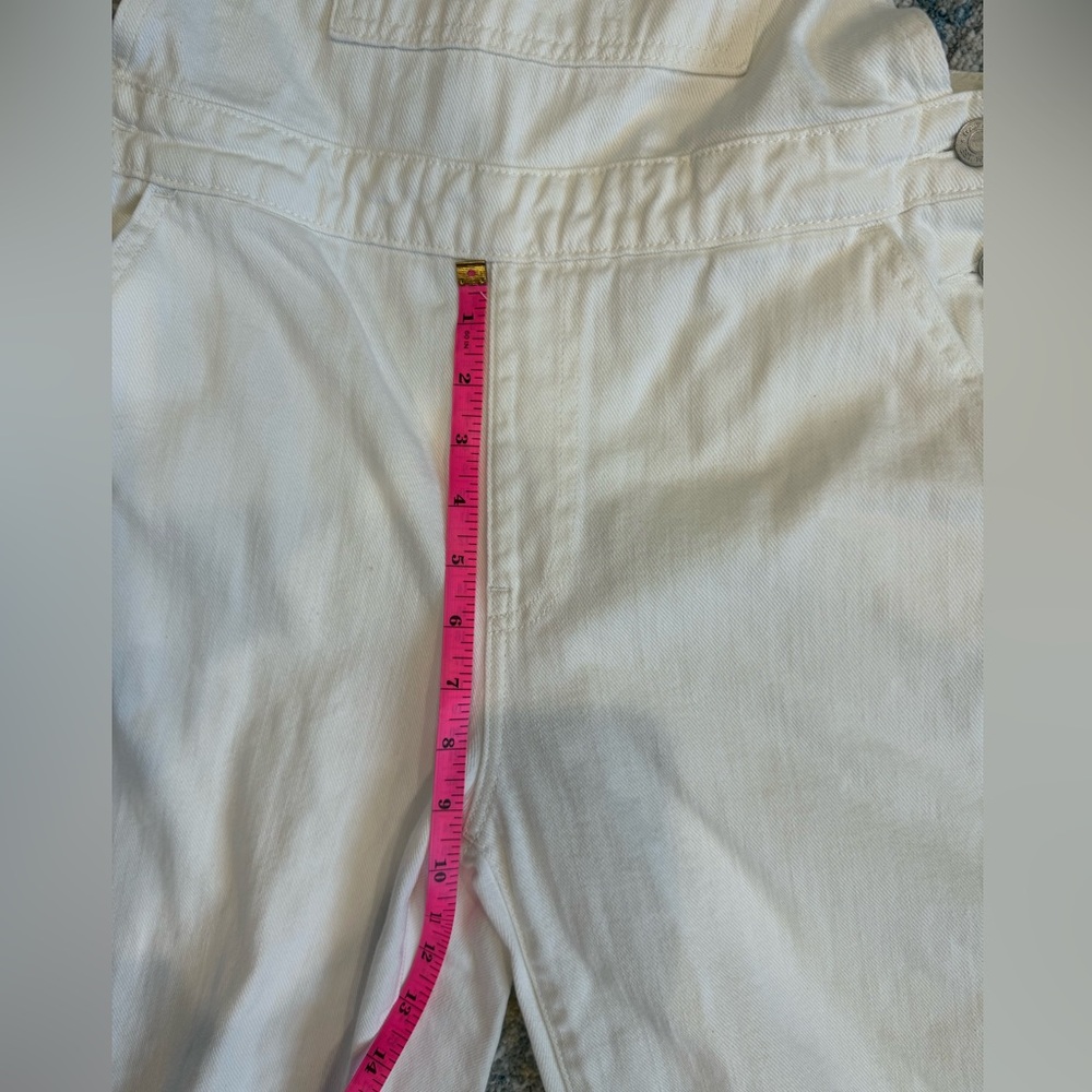 GAP wide leg overalls in WHITE size small‎ - Picture 10 of 11